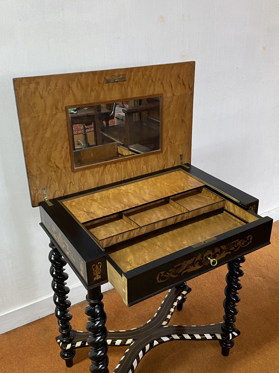 Dutch Style Dressing Table, Napoleon III Period-photo-3