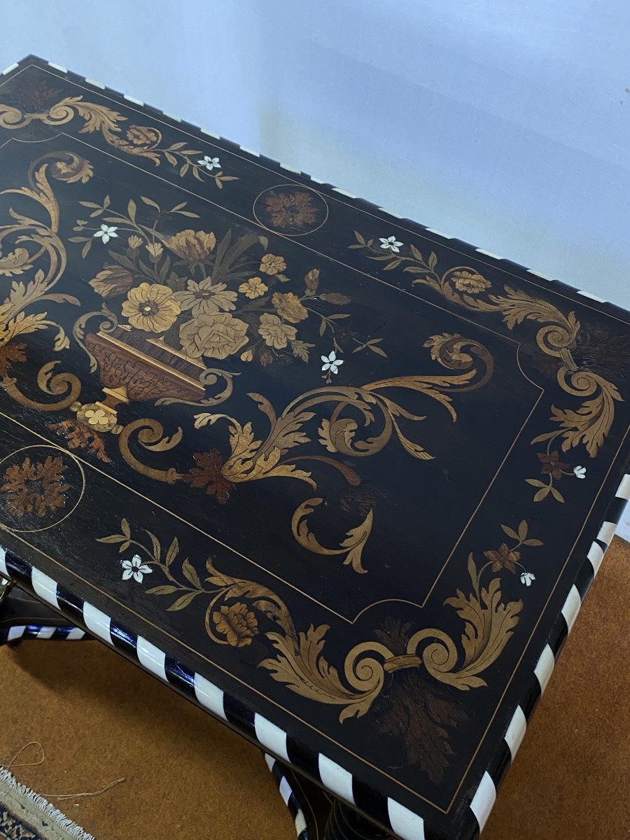 Dutch Style Dressing Table, Napoleon III Period-photo-1