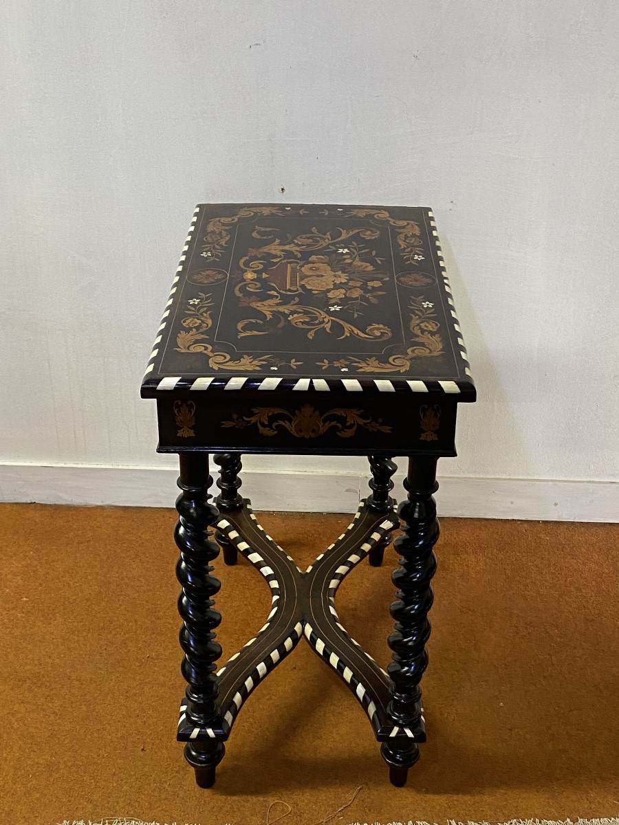 Dutch Style Dressing Table, Napoleon III Period-photo-2