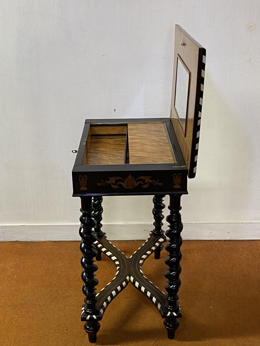 Dutch Style Dressing Table, Napoleon III Period-photo-3