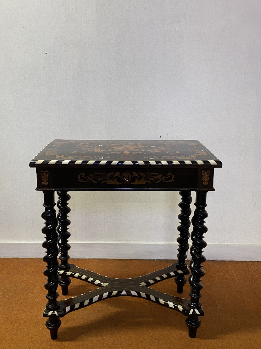 Dutch Style Dressing Table, Napoleon III Period-photo-7