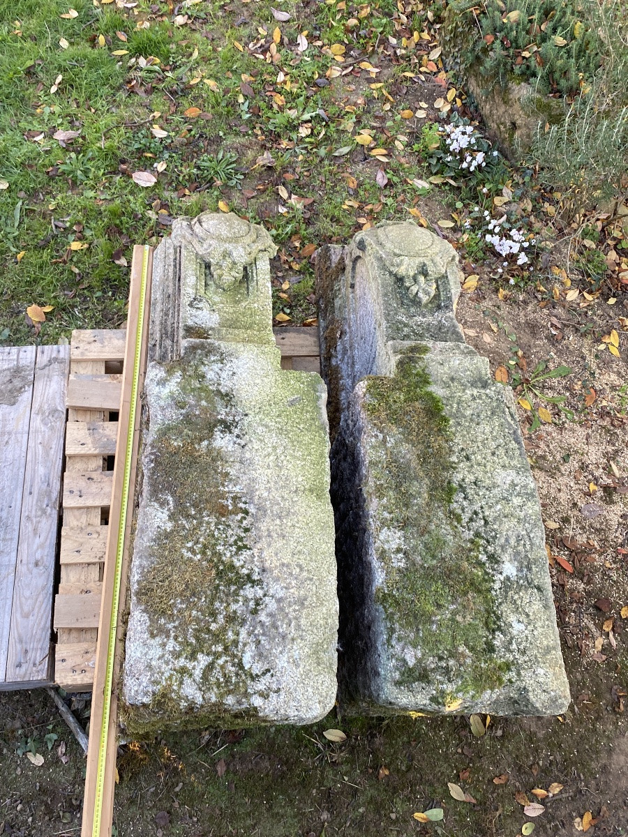 Paire de Corbeaux en Granit, Fin du XVIIIe Siècle-photo-8