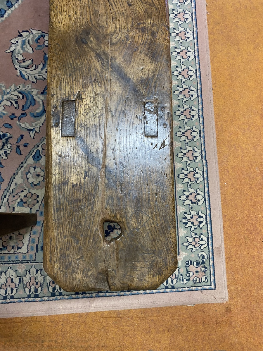 Table de ferme - Fin du XIXe siècle - Châtaignier et chêne-photo-8