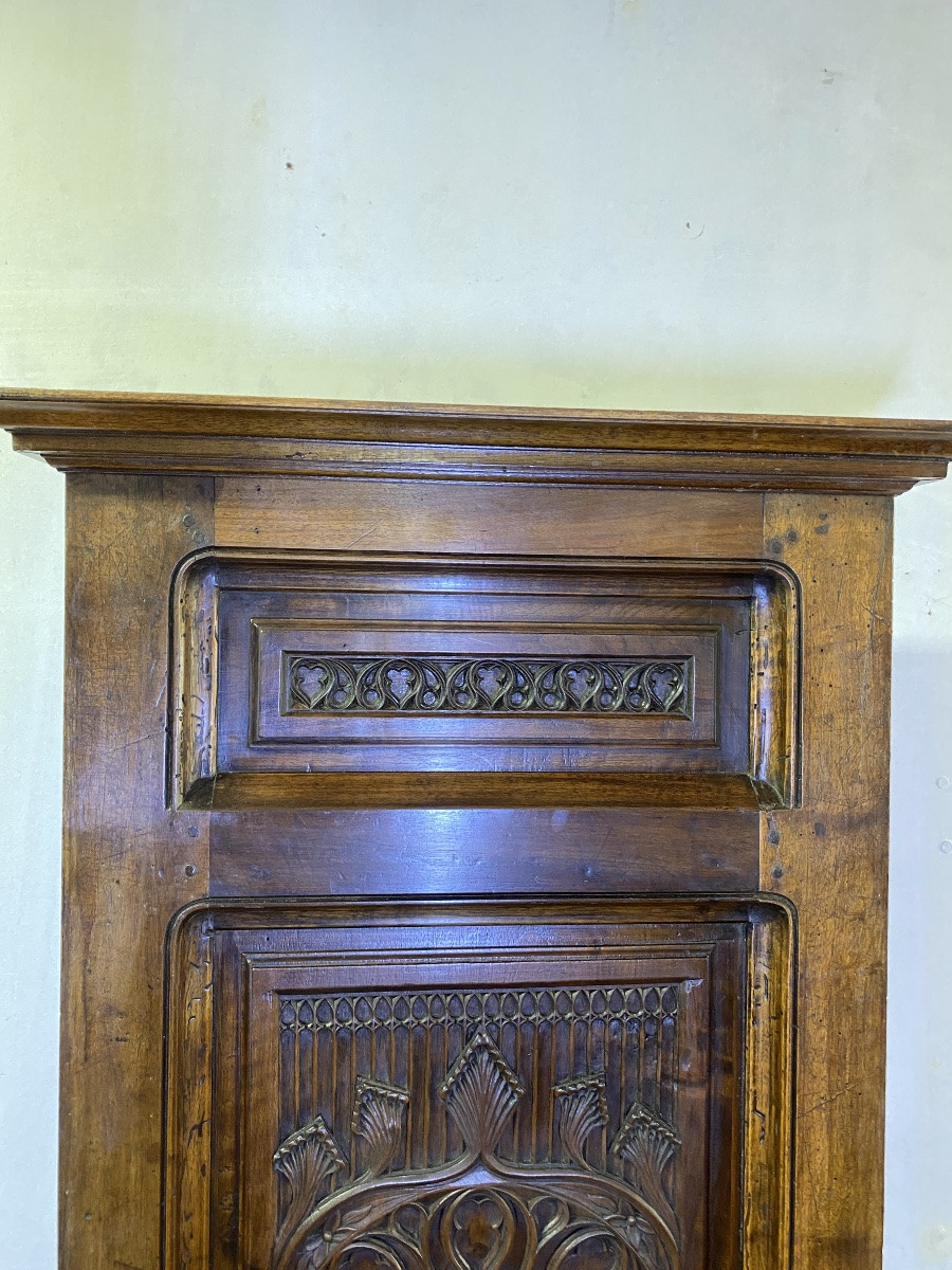 Walnut Cathedral Chair - Late 17th - Early 18th Century-photo-4