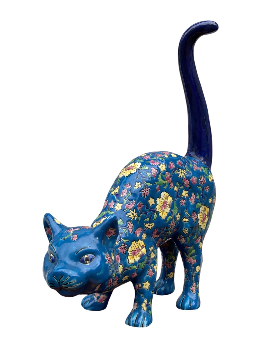 Blue Cat - Louvière Enamels