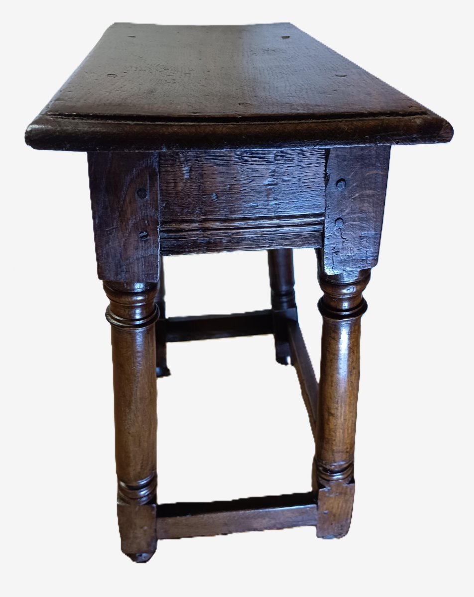 17th Century Oak Stool -photo-3