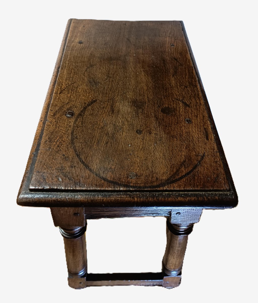 17th Century Oak Stool -photo-4