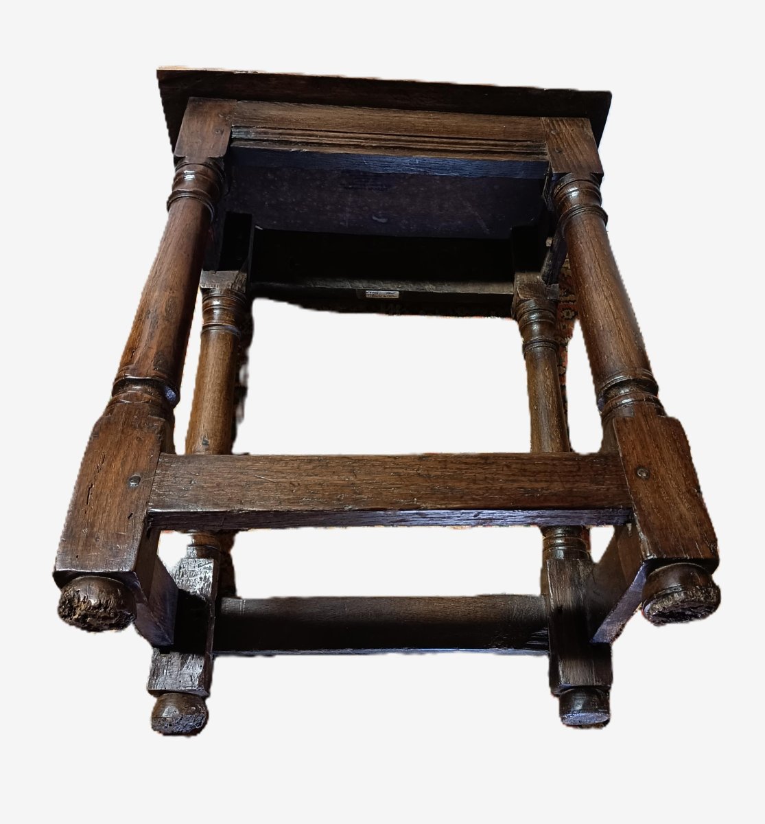 17th Century Oak Stool -photo-4