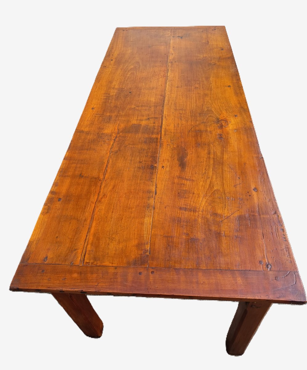 19th Century Country Table In Cherry Wood-photo-4