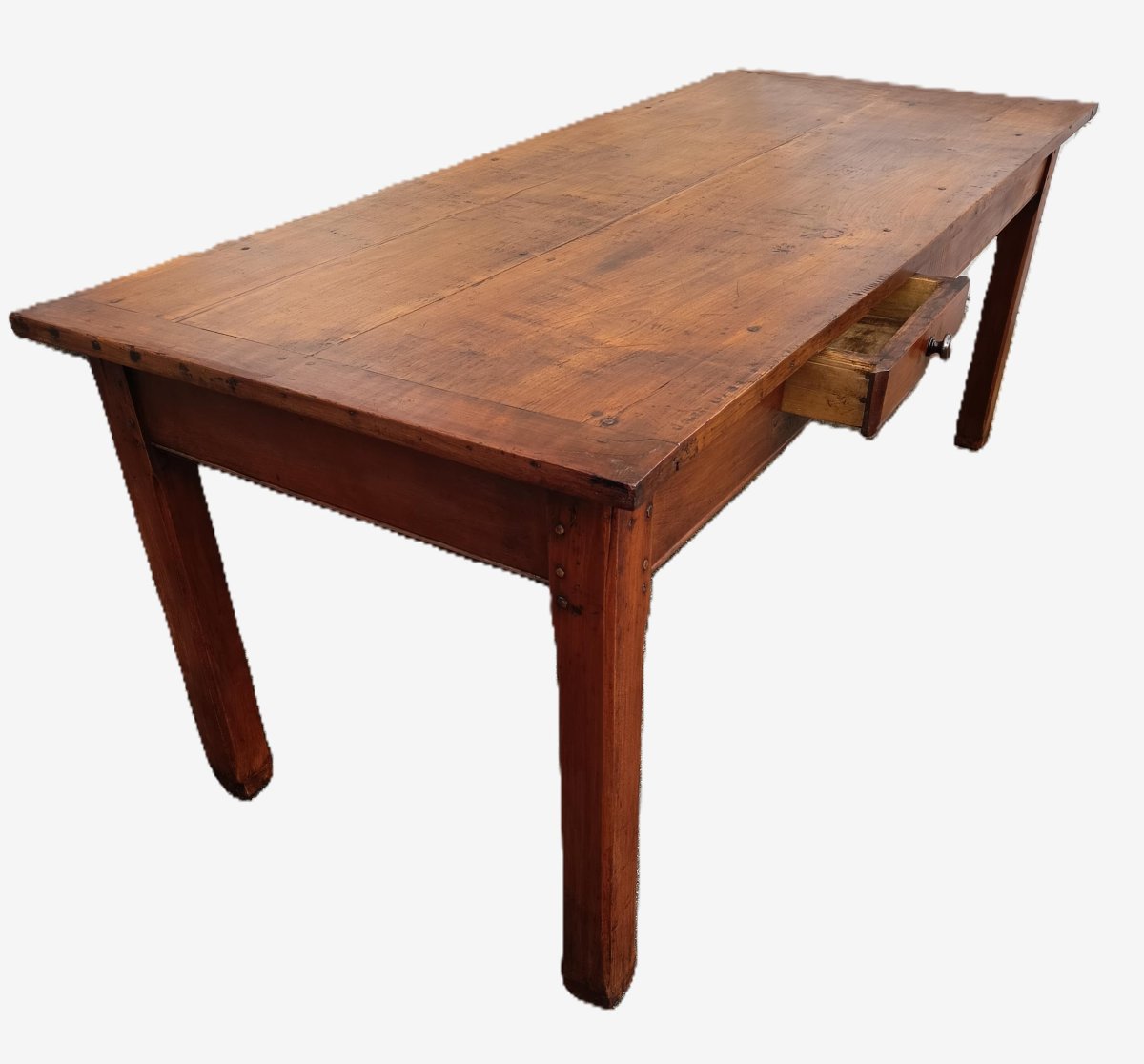 19th Century Country Table In Cherry Wood-photo-5