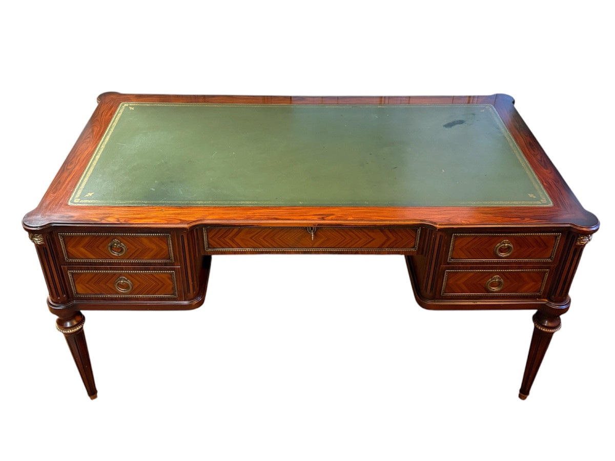 Bureau style Louis XVI signé J.P. Ehalt-photo-1