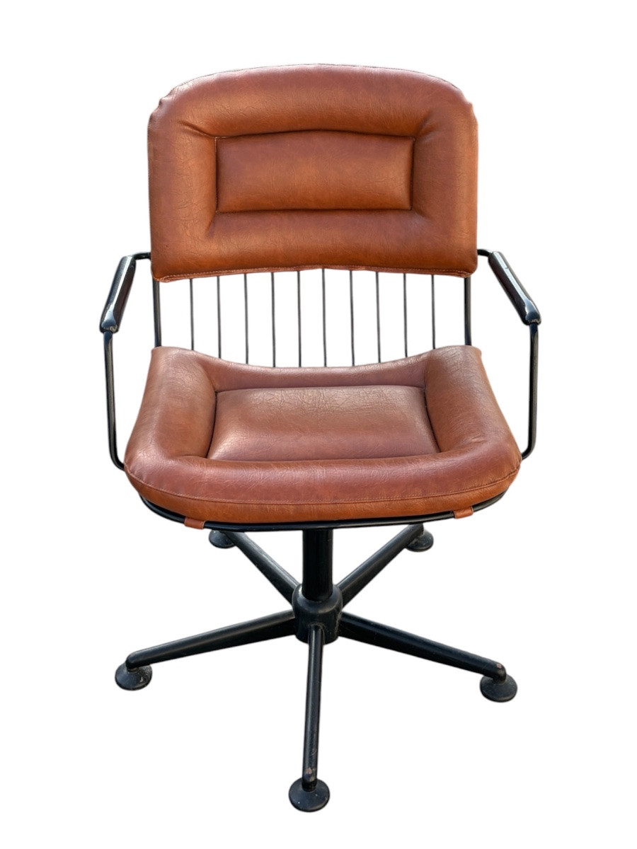 4 Swivel Armchairs From The '70s-photo-2