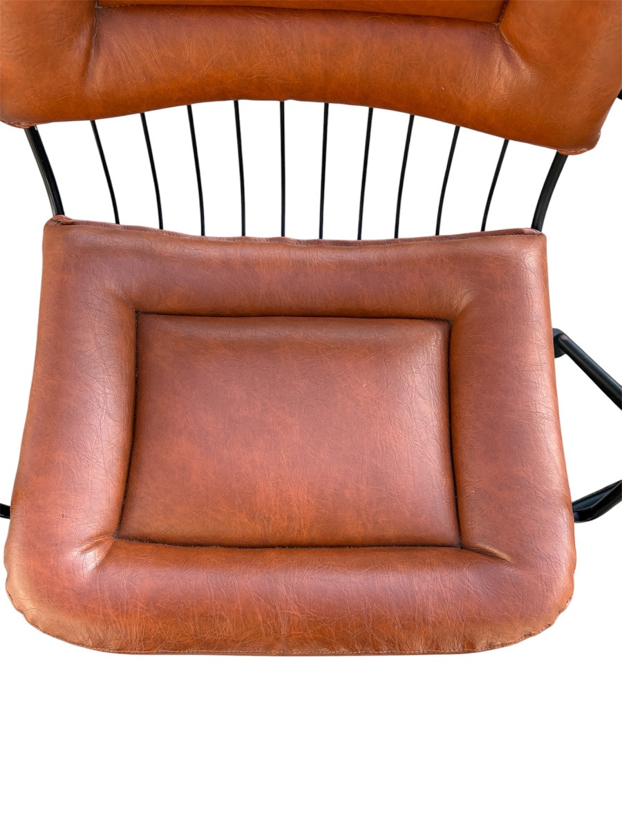 4 Swivel Armchairs From The '70s-photo-3