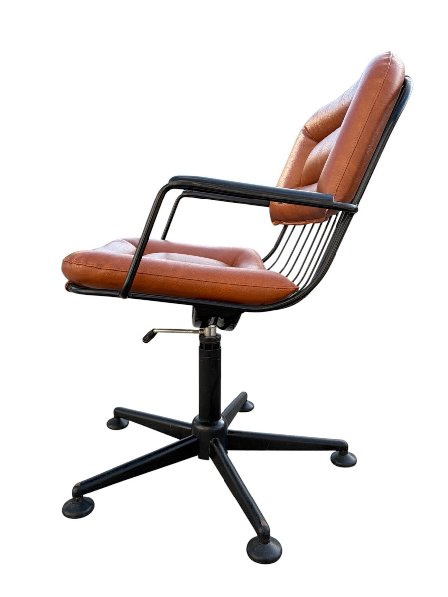 4 Swivel Armchairs From The '70s-photo-5