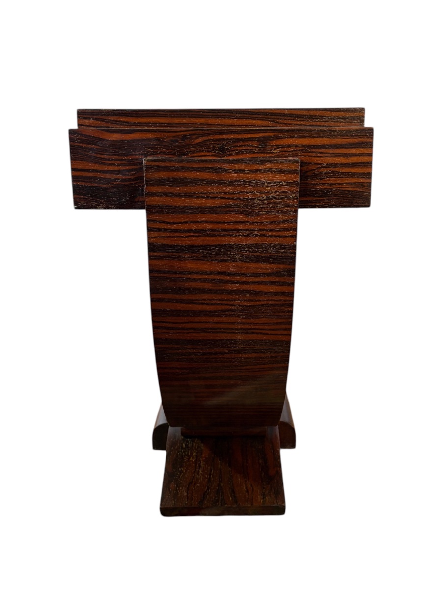 Art Deco Macassar Ebony Console Table, 1930s-photo-2