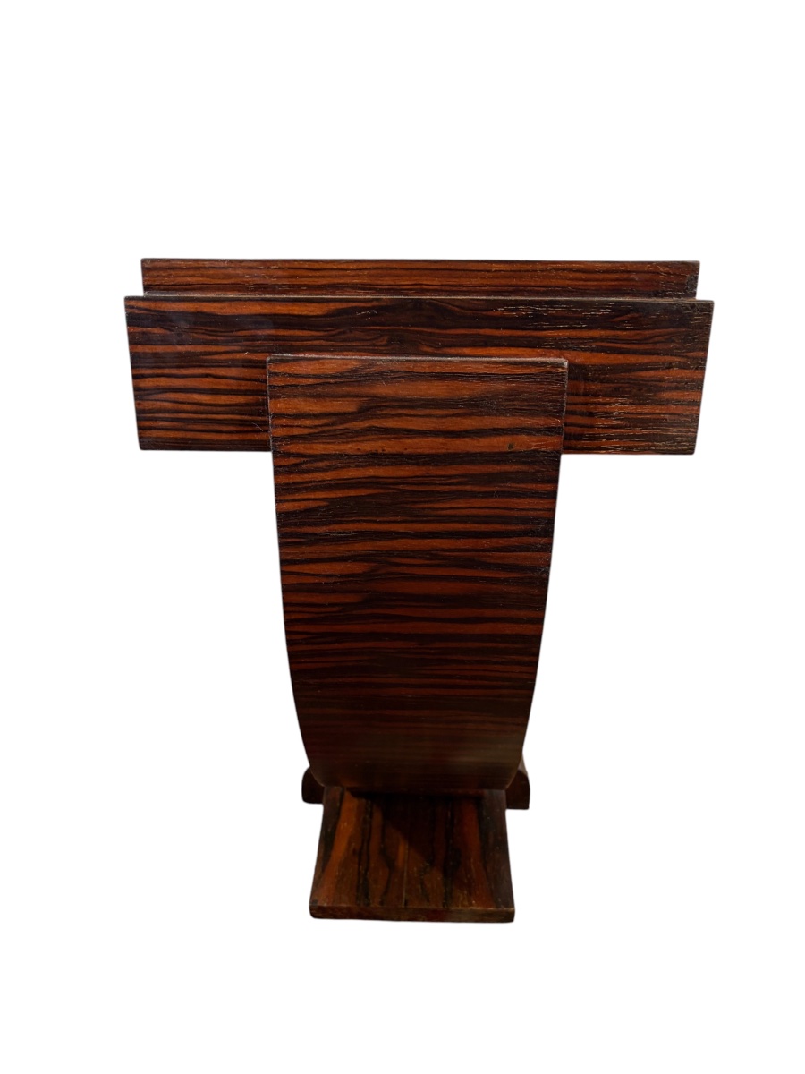 Art Deco Macassar Ebony Console Table, 1930s-photo-3