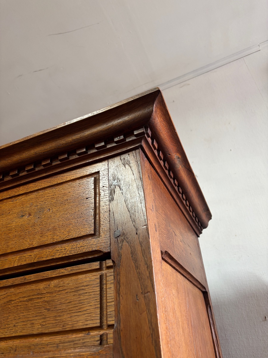 Oak Medicine Cabinet, Late 19th Century-photo-7