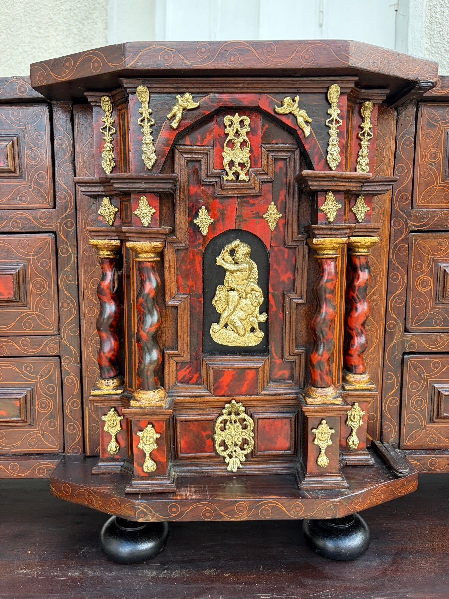 Cabinet de voyage espagnol "Bargueño", XVIIe siècle-photo-3