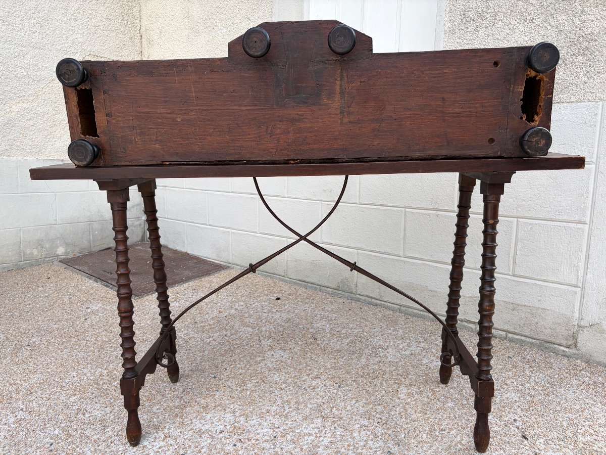 Cabinet de voyage espagnol "Bargueño", XVIIe siècle-photo-3
