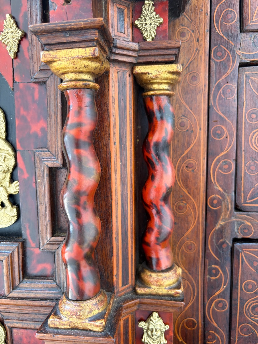 Cabinet de voyage espagnol "Bargueño", XVIIe siècle-photo-4