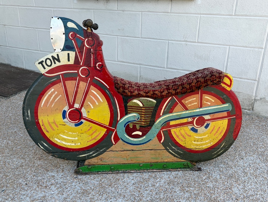 Moto de carrousel américaine, début XXe siècle-photo-8