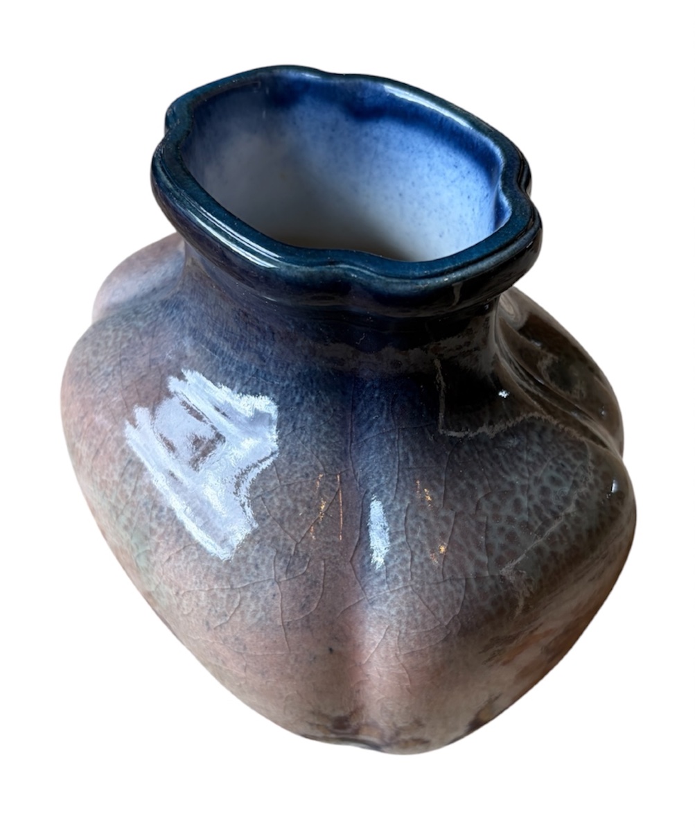 émile Decœur Vase, Sèvres Porcelain Factory, Four-lobed Shape-photo-1