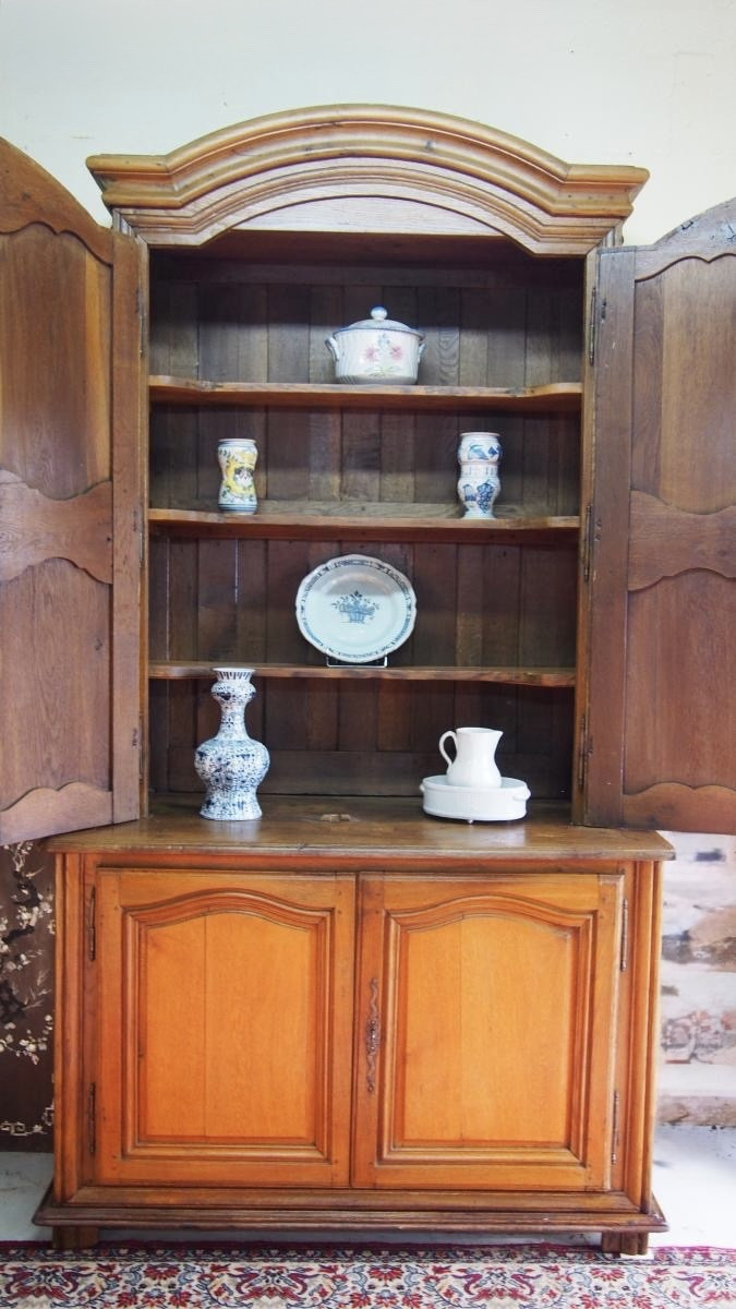 Furniture 17th Woodwork, Blond Oak Island France-photo-2