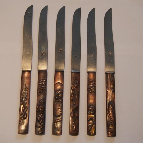 6 Couteaux De Style Kozak