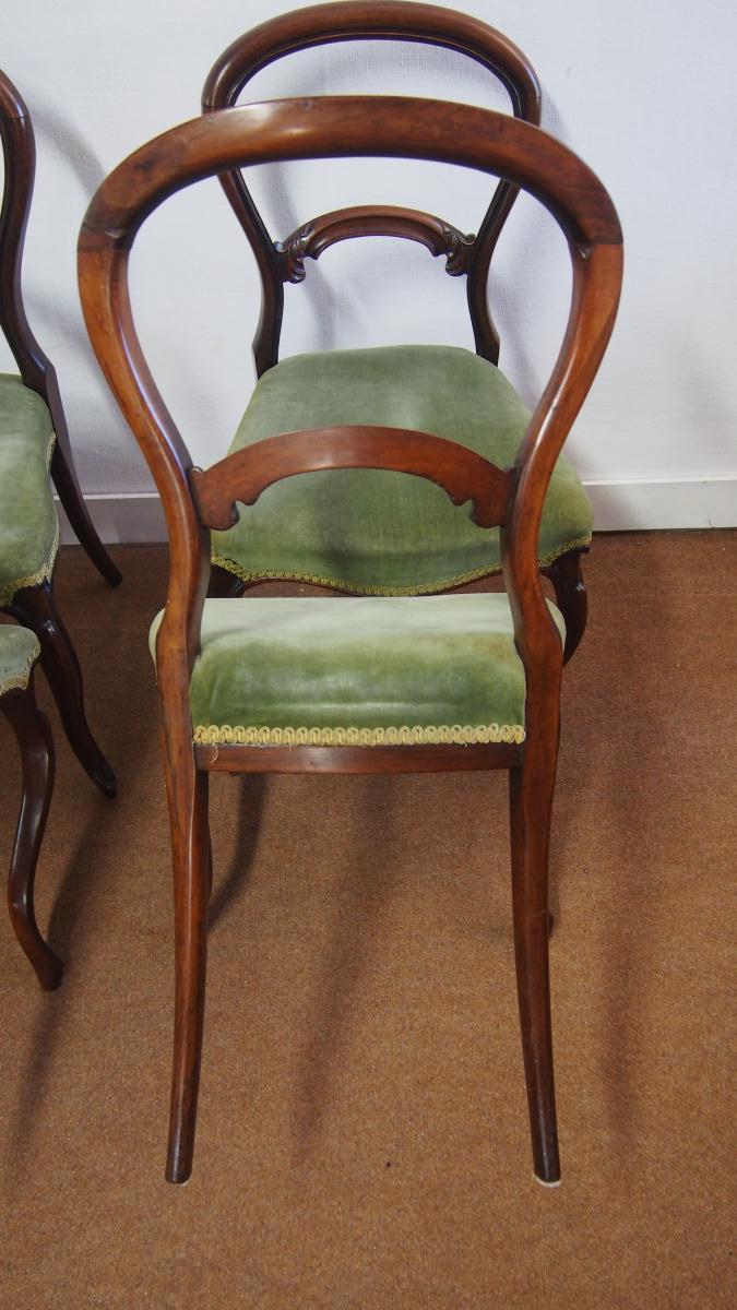 6 Chaises En Palissandre-photo-2