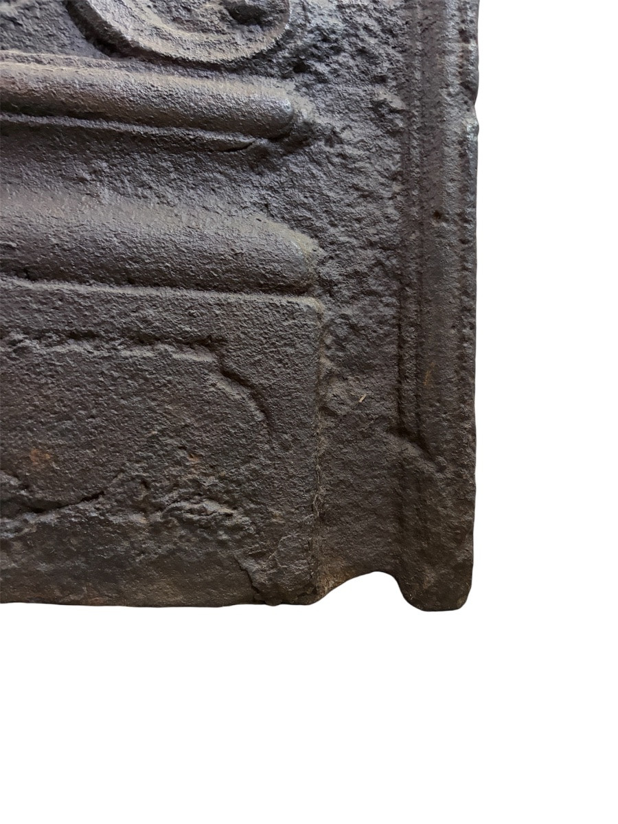Plaque de cheminée - Datée 1734-photo-3