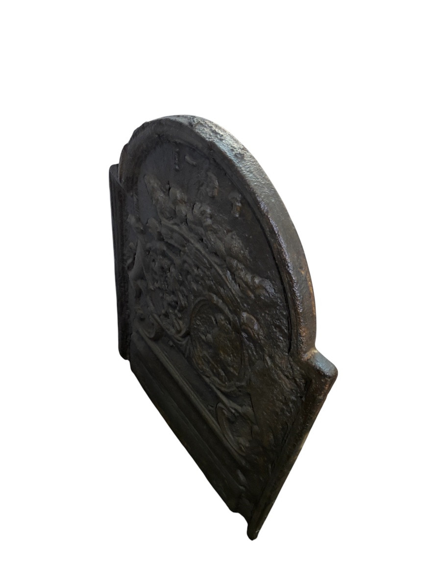Plaque de cheminée - Datée 1734-photo-5