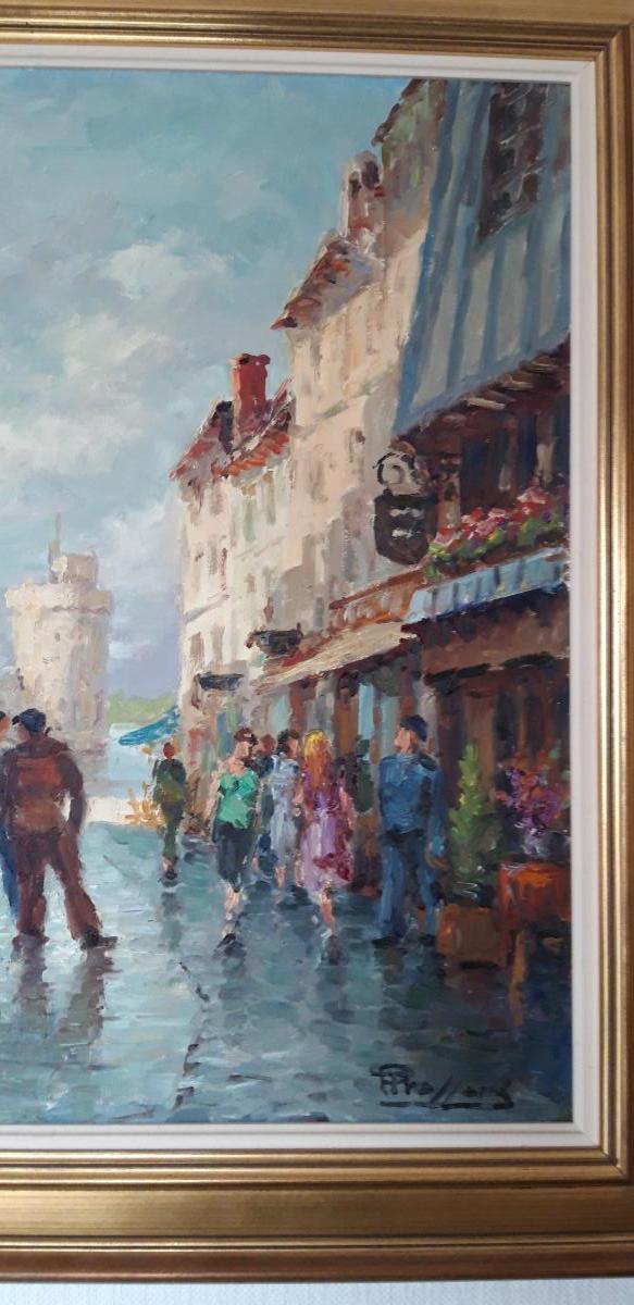 Vue d'Une Rue à La Rochelle - Pierre Trassard-photo-3