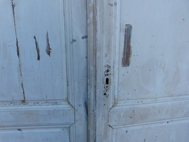 4 Portes Louis XV en Bois Peint-photo-1