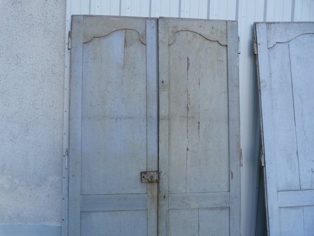 4 Louis XV Painted Wood Doors-photo-4