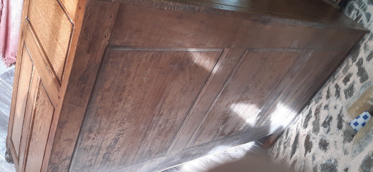 18th Century Lorrain Sideboard In Oak-photo-6