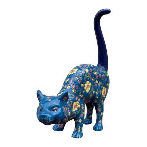 Blue Cat - Louvière Enamels