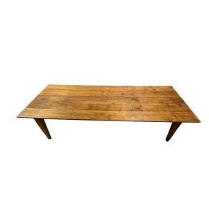 Table de campagne en chêne, XIXe siècle