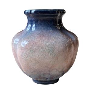 Vase Émile Decœur, manufacture de Sèvres, forme quadrilobée