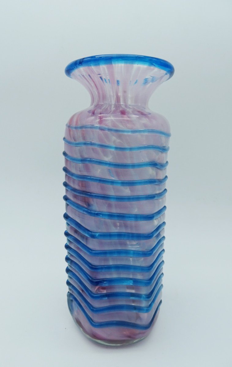 Blown Glass Vase Mdina Malta Years 50/60