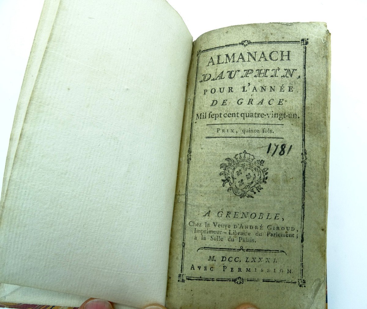 Almanac Of Dauphiné 4 Volumes 18th-photo-6