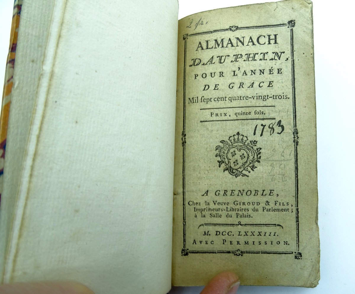 Almanac Of Dauphiné 4 Volumes 18th