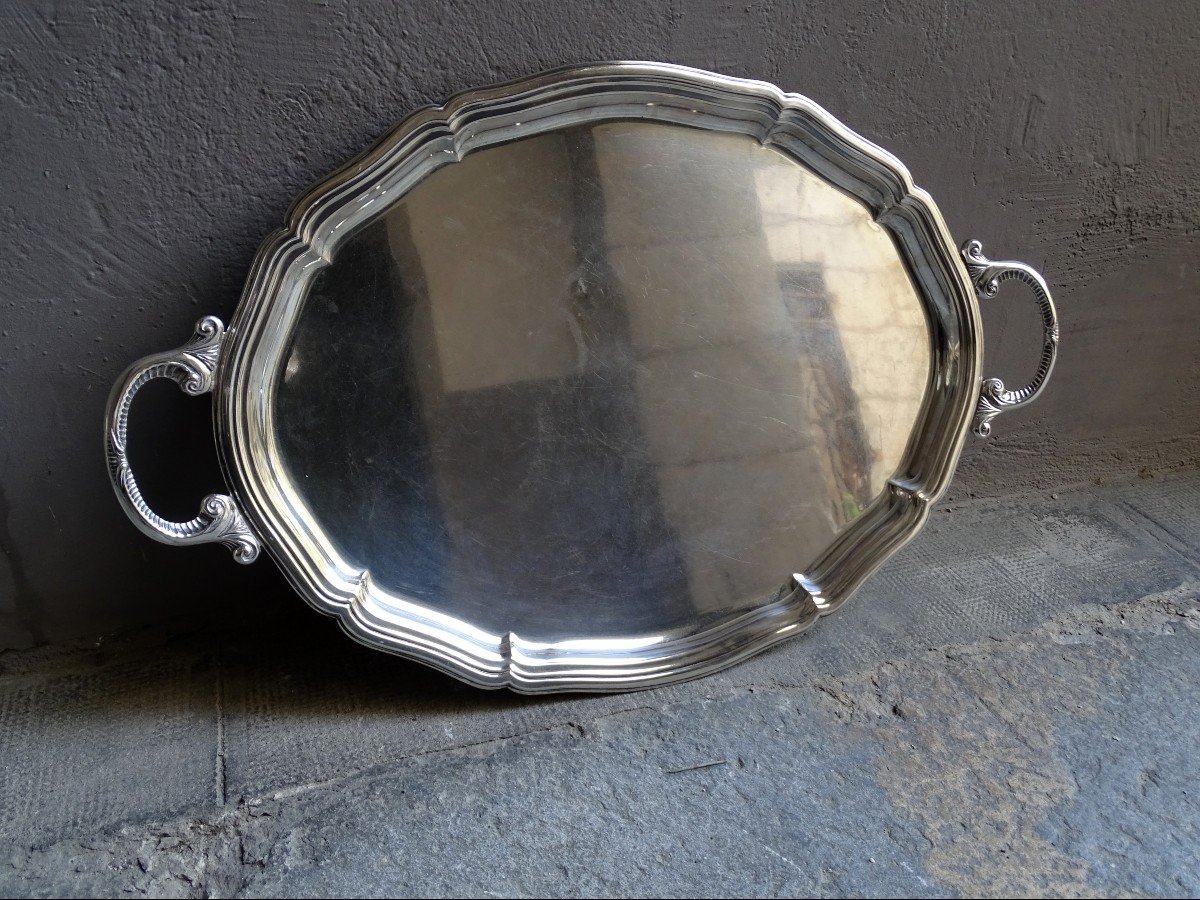 Christofle Large Tray Years 50/60-photo-2