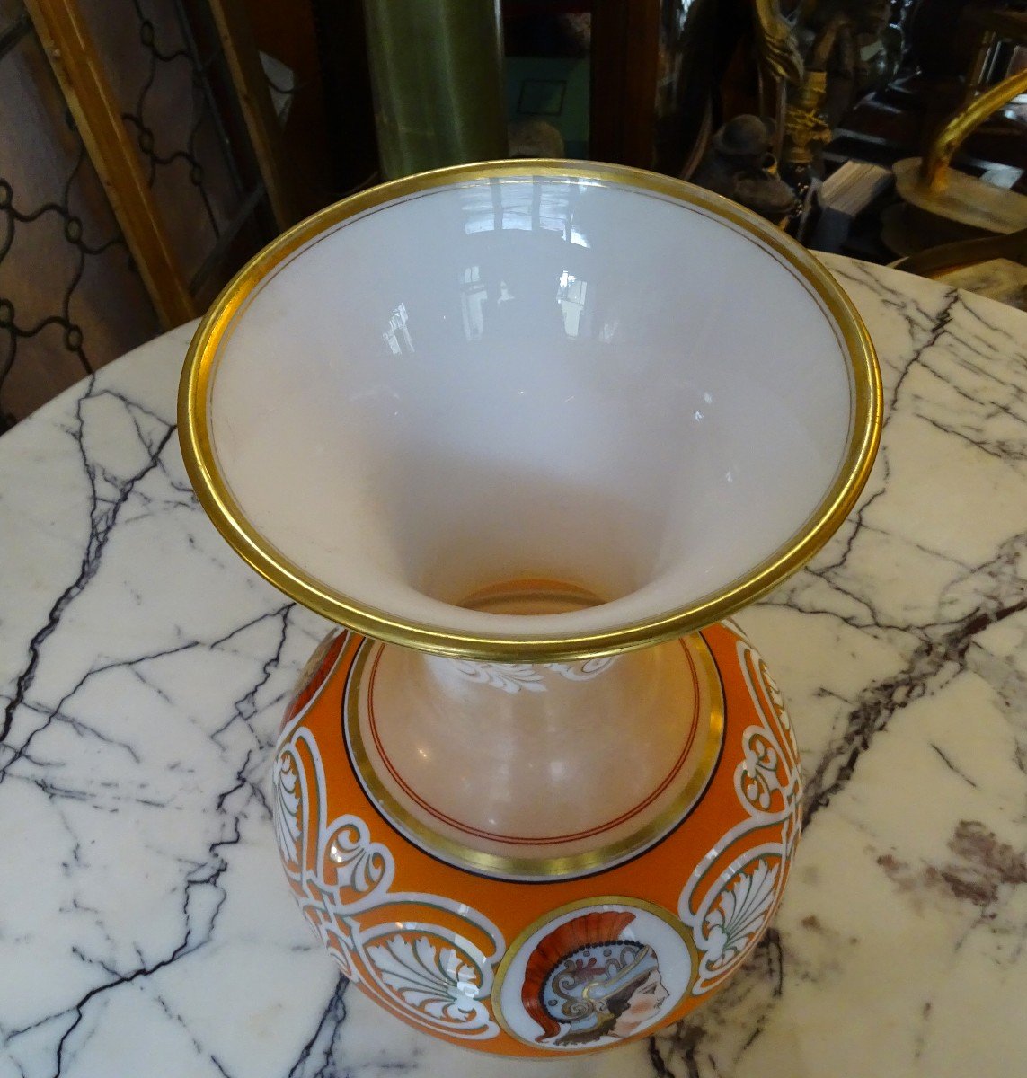 Grand Vase En Opaline Charles X-photo-3