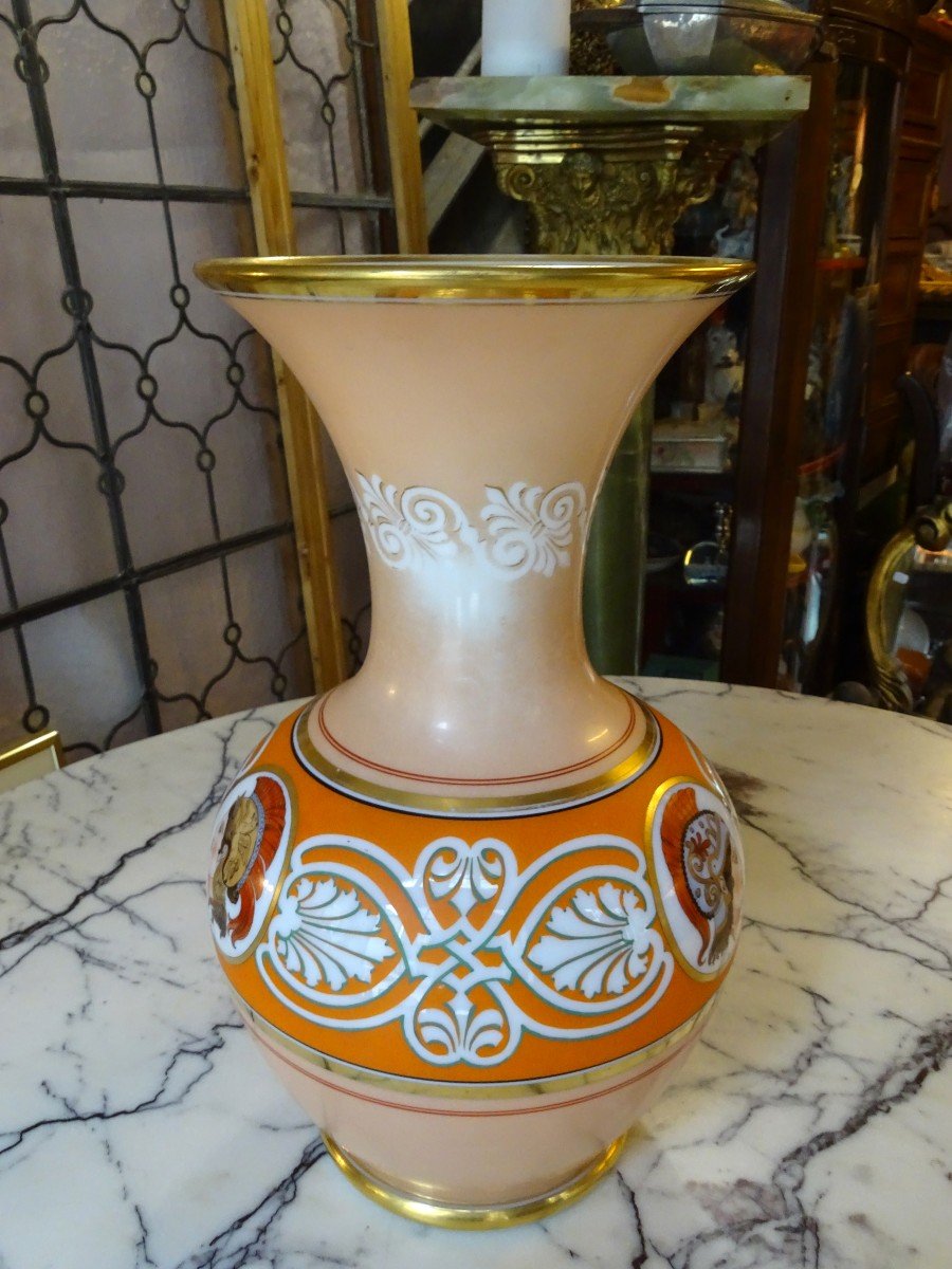 Grand Vase En Opaline Charles X-photo-1