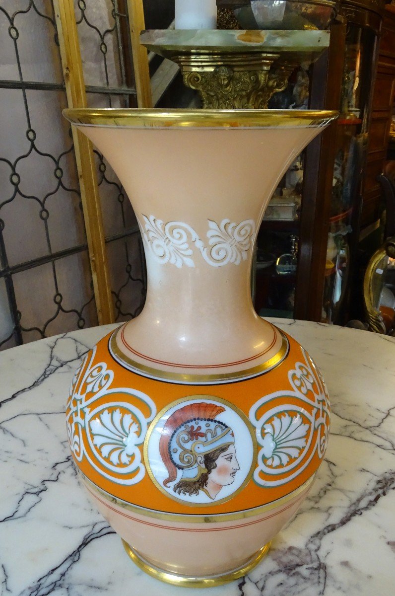 Grand Vase En Opaline Charles X