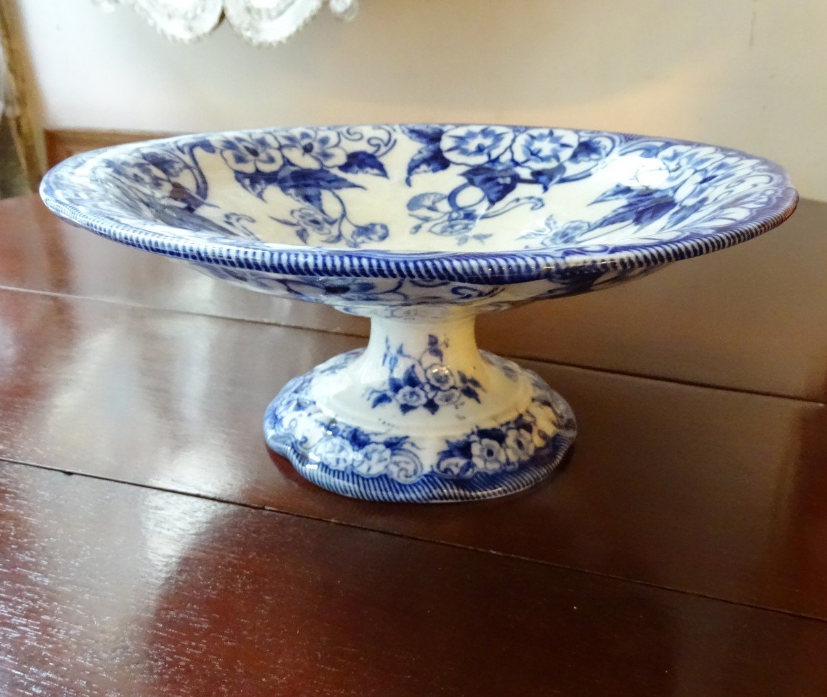 19th Creil Earthenware Fruit Bowl-photo-2