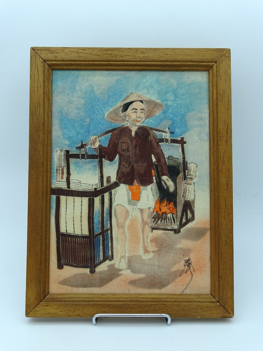 Painting On Silk Vietnam Years 50/60