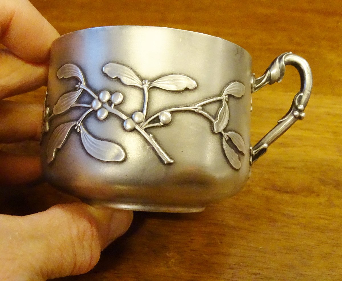 Art Nouveau Silver Tea Cup-photo-4