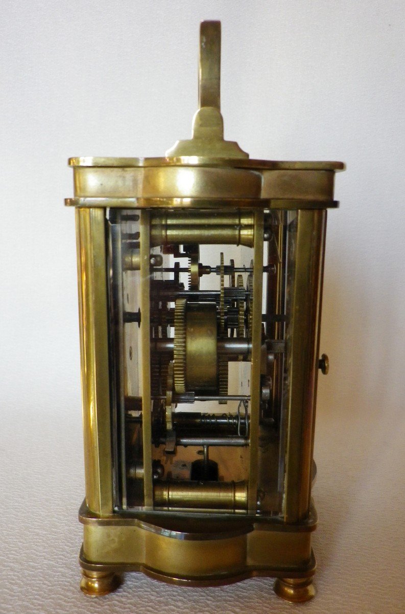  Pendule d'Officier / Voyages En Bronze 19ème-photo-1
