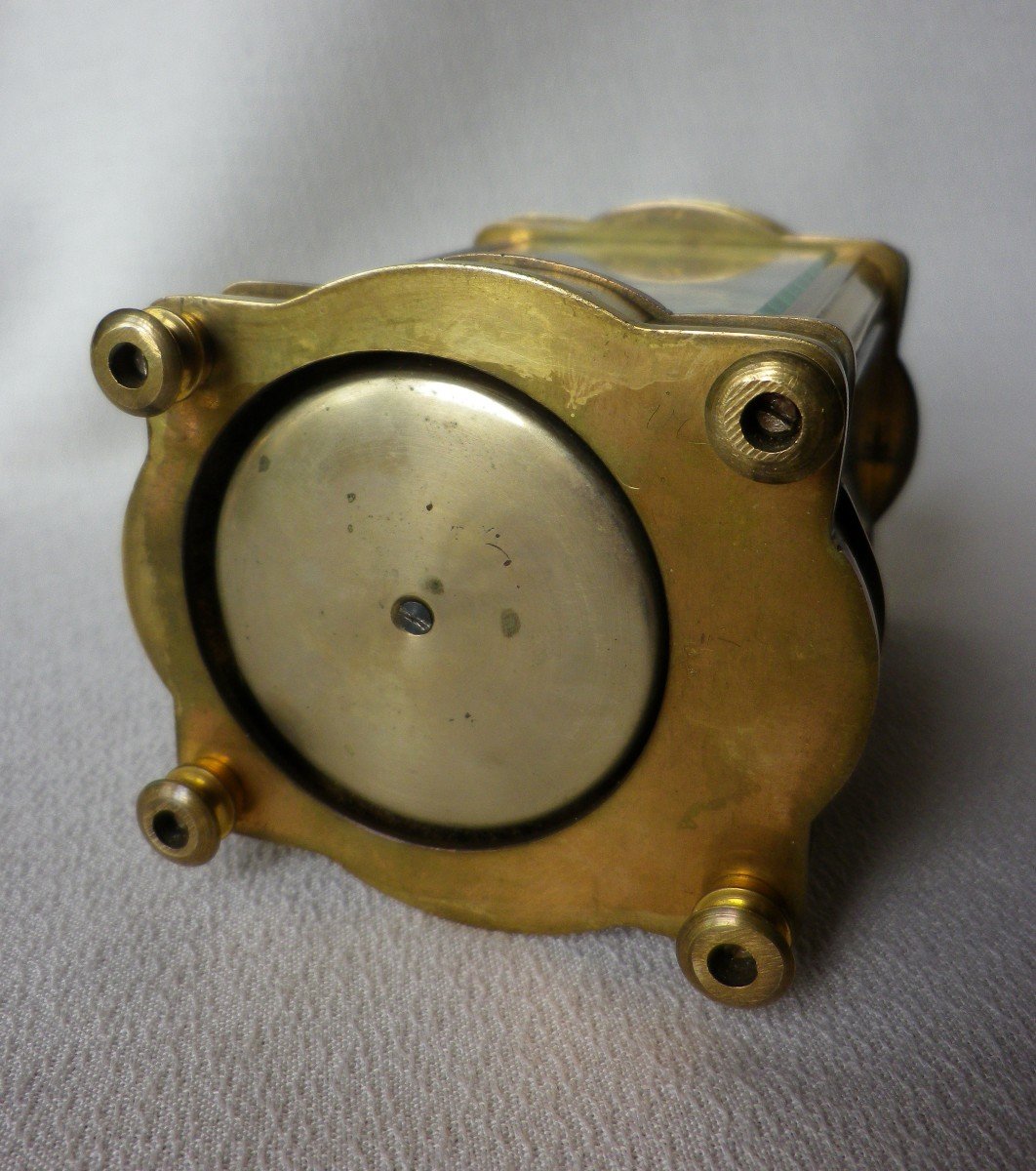  Pendule d'Officier / Voyages En Bronze 19ème-photo-3